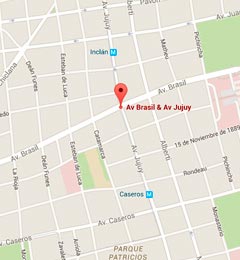 Traslada base Av. Brasil y Av. Jujuy
